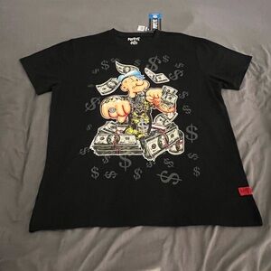 Popeye Money Stacks graphic t-shirt New